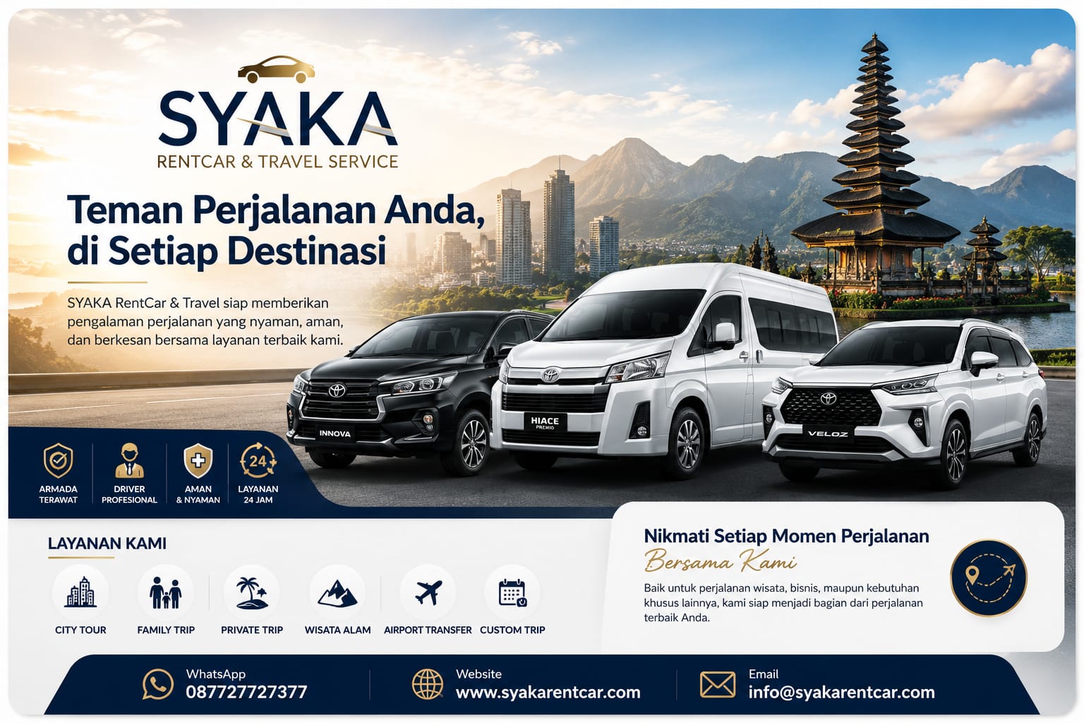 Layanan Jasa Driver Only SYAKA RentCar